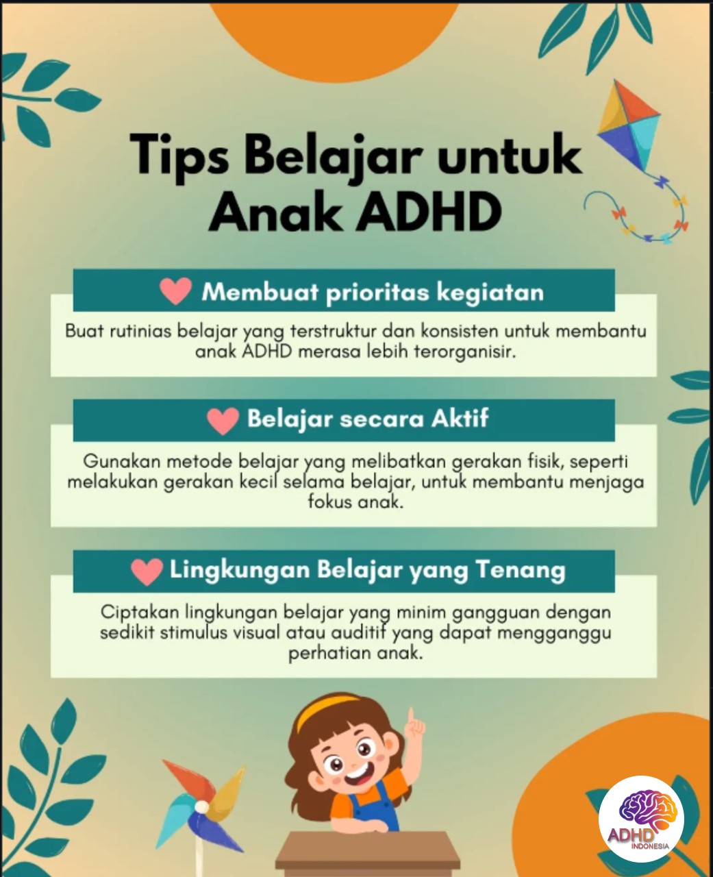 Strategi Belajar yang Cocok untuk Anak ADHD di Kota Banda Aceh